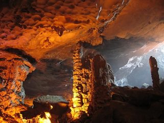 Lost in the maze of Halong Bay caves