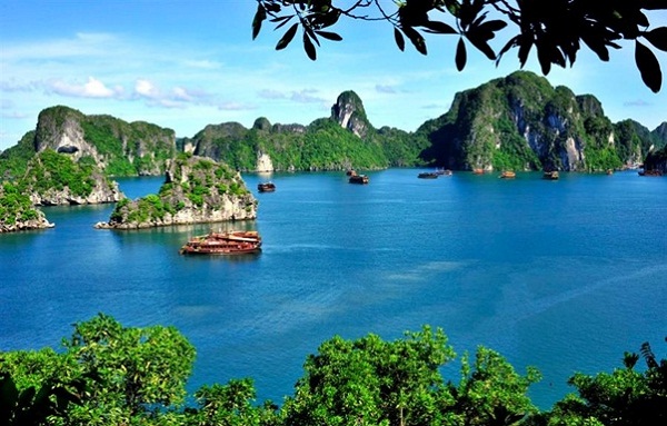 Halong Bay, one of seven Natural Wonders of the World