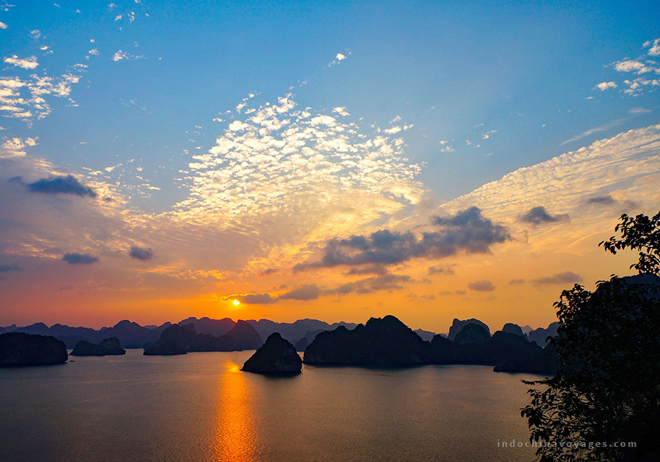 Halong Bay sunset