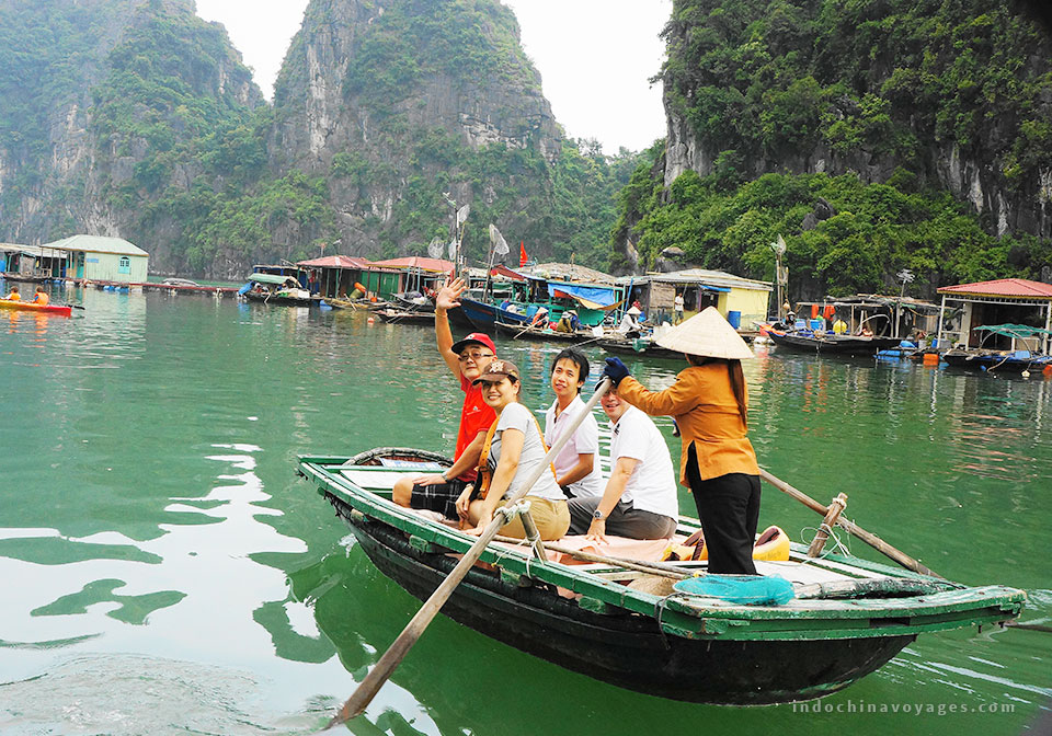 Visiting floating Village with your guide