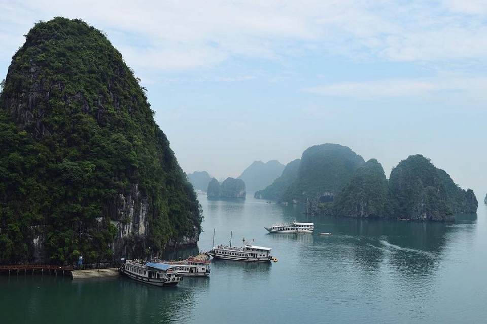 Halong Bay in autumn