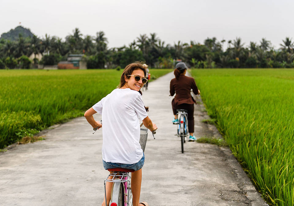 Yen Duc village cycling