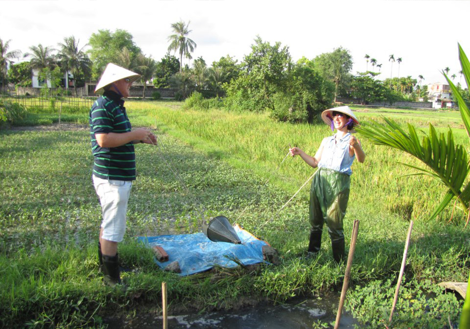 Farming in Yen Duc village