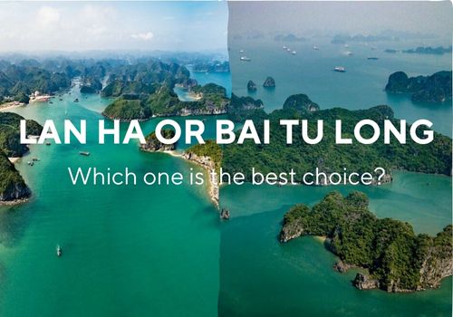 Lan Ha bay or Bai Tu Long Bay