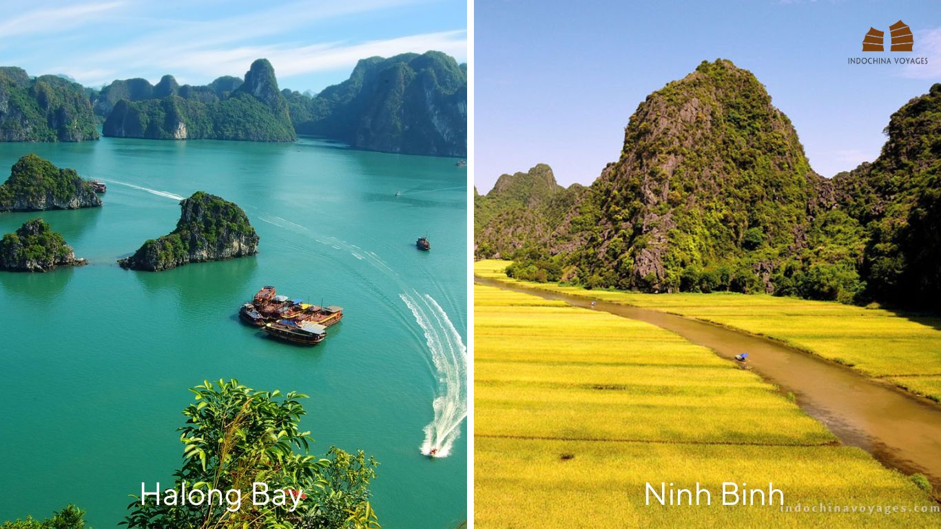 From Halong bay to Ninh Binh