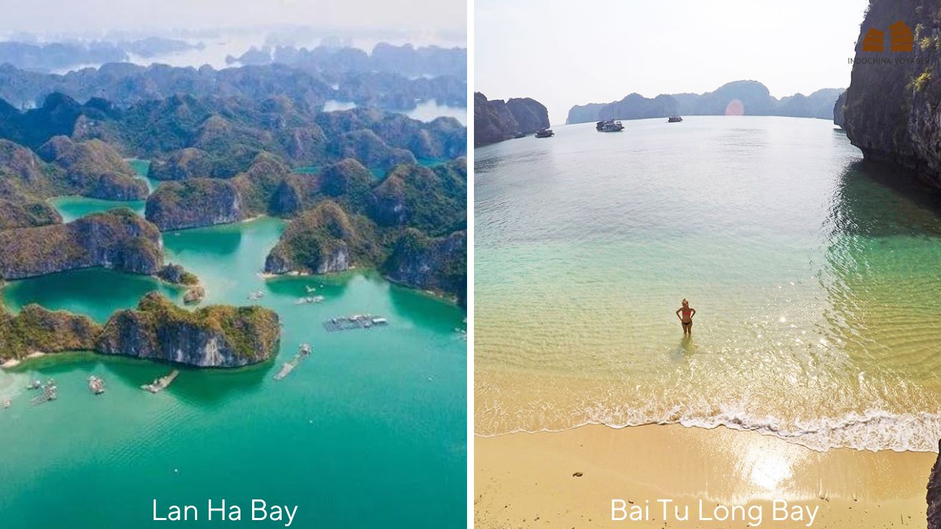 Lan Ha bay or Bai Tu Long bay