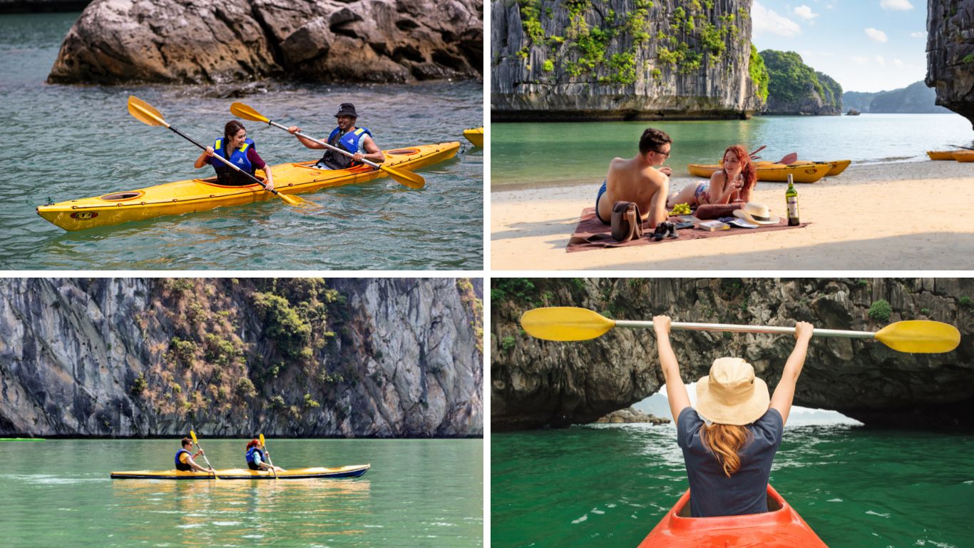 Kayaking-halong-bay